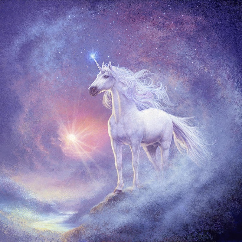 White unicorn Diamond Painting – Fiyo Diamond Painting