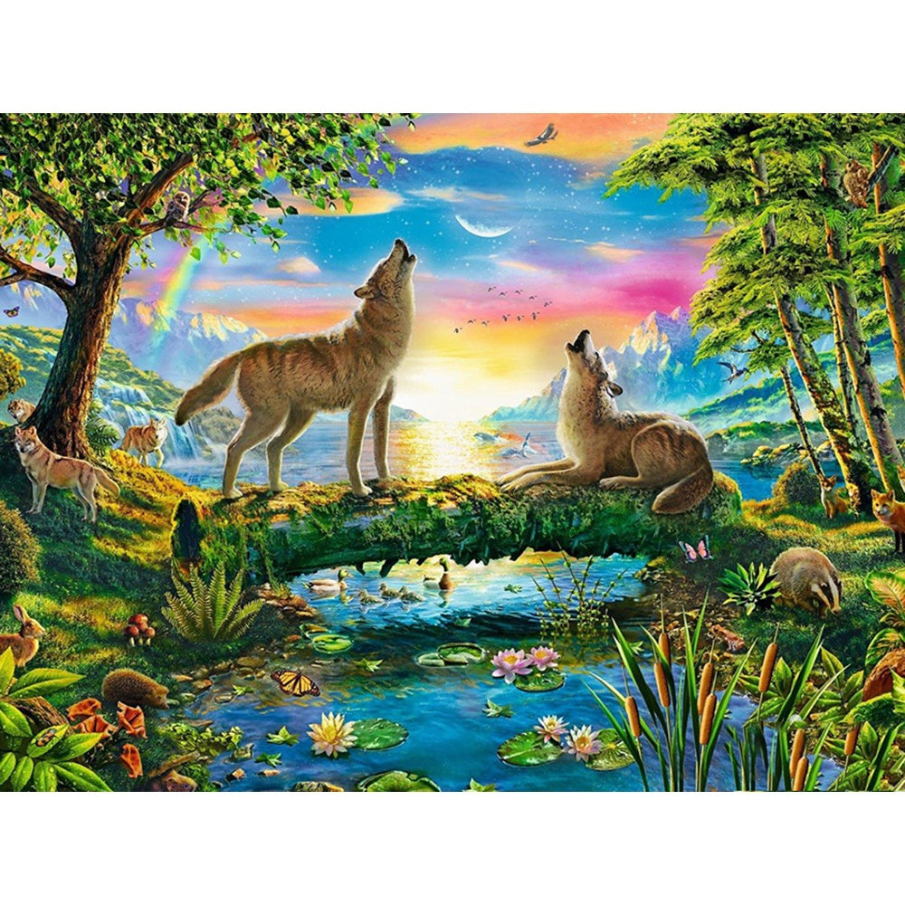 Prairie wolf Diamond Painting – Fiyo Diamond Painting