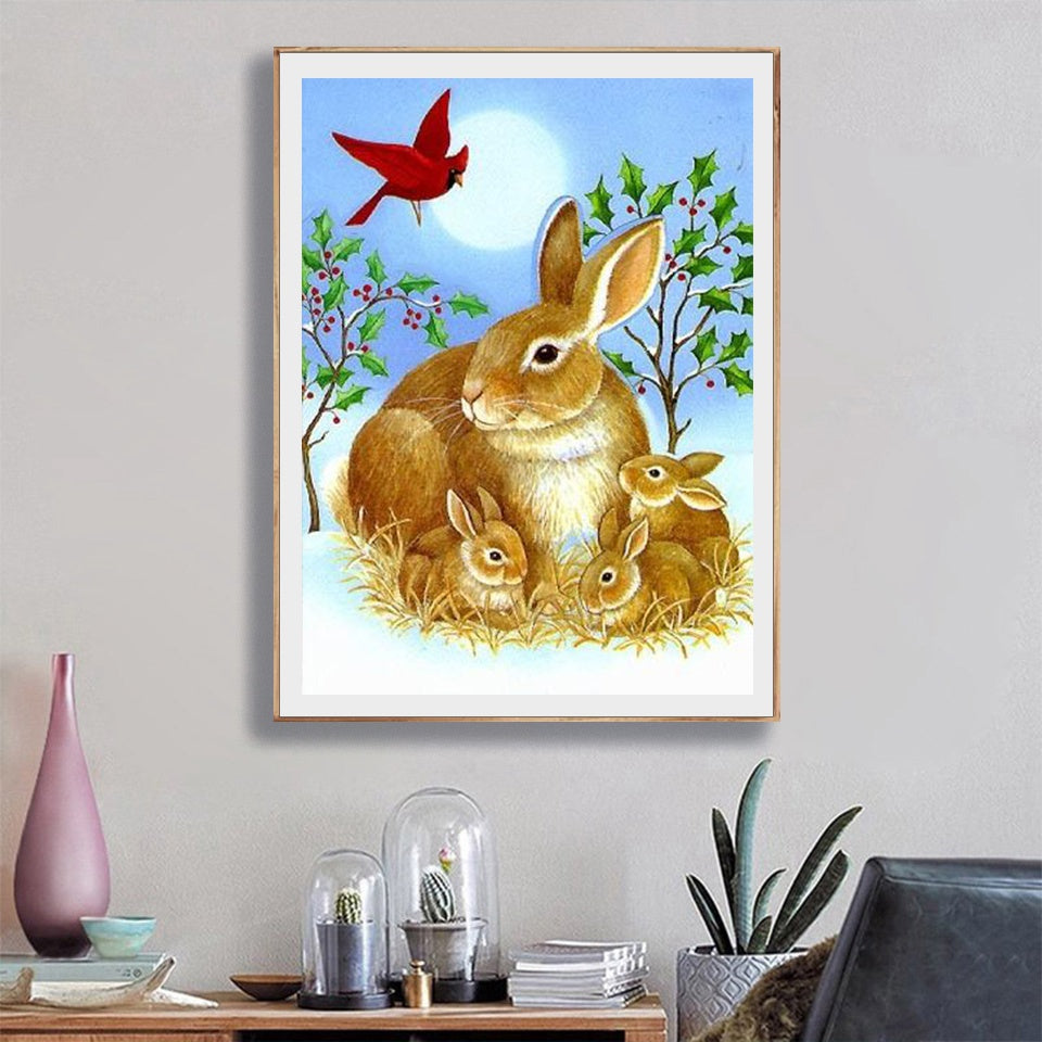FIYO Easter Bunny Diamond Painting New Arrivals 2023 Cute Animals