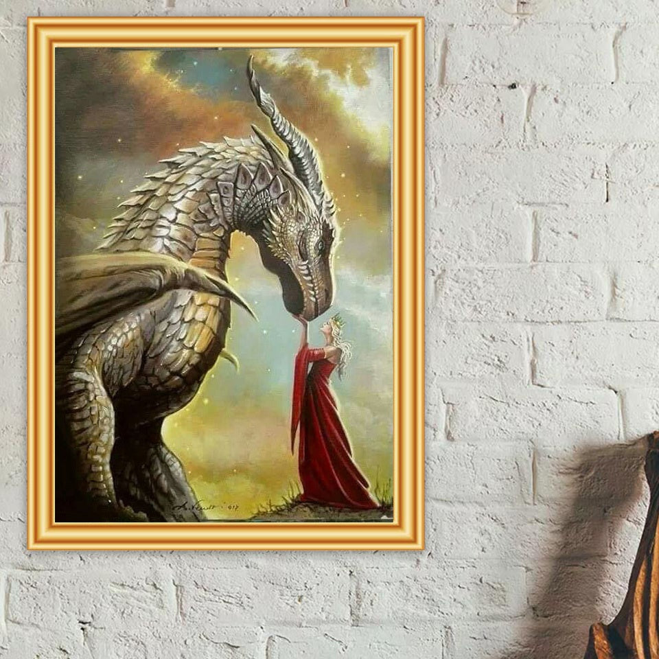 Beauty Dragon Diamond Painting Painting