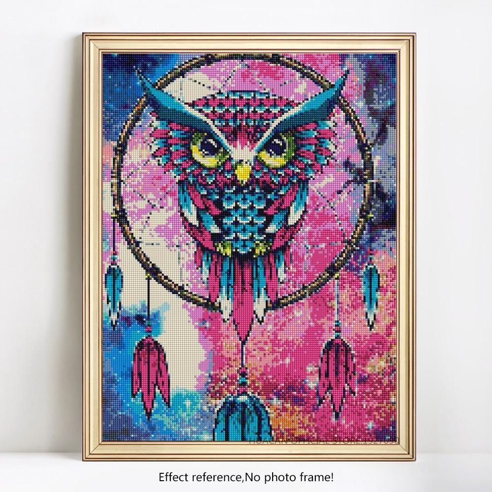 Colorful Big Dream Catcher Owl Diamond Painting – Fiyo Diamond