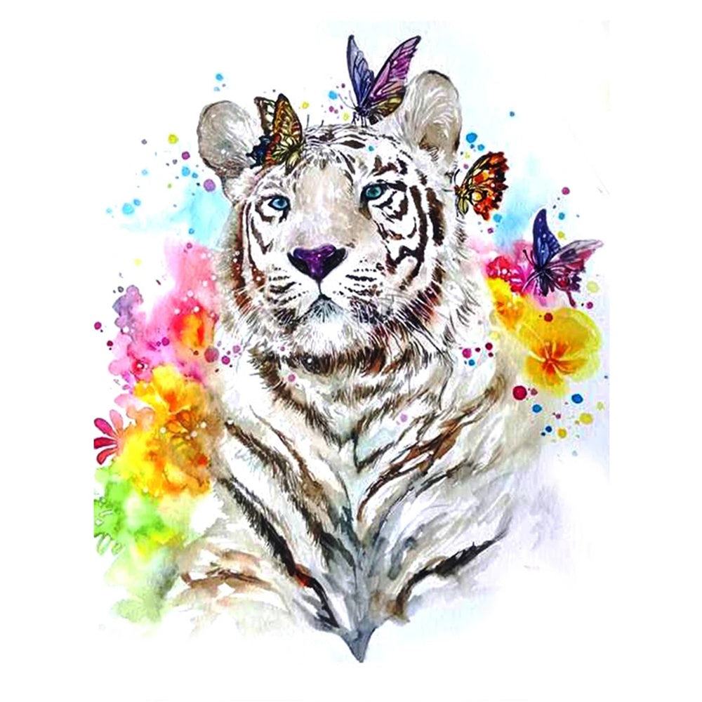 Blue Butterfly Tiger 5D Diamond Painting -  – Five Diamond  Painting