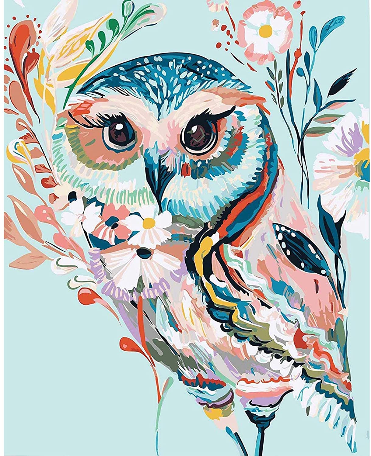 Rainbow Owl Diamond Painting Kit – Heartful Diamonds