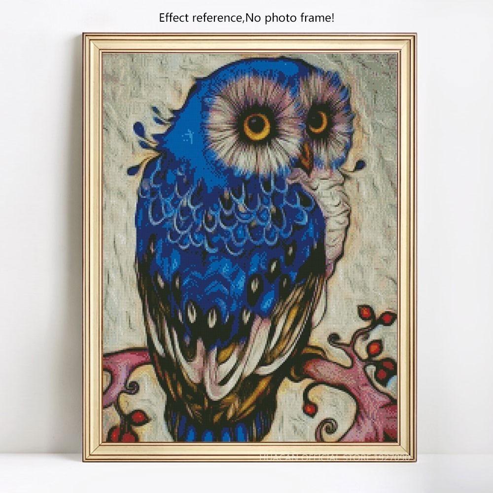 DIY Diamond Painting Notebook - Owl (With lines) – Hibah-Diamond